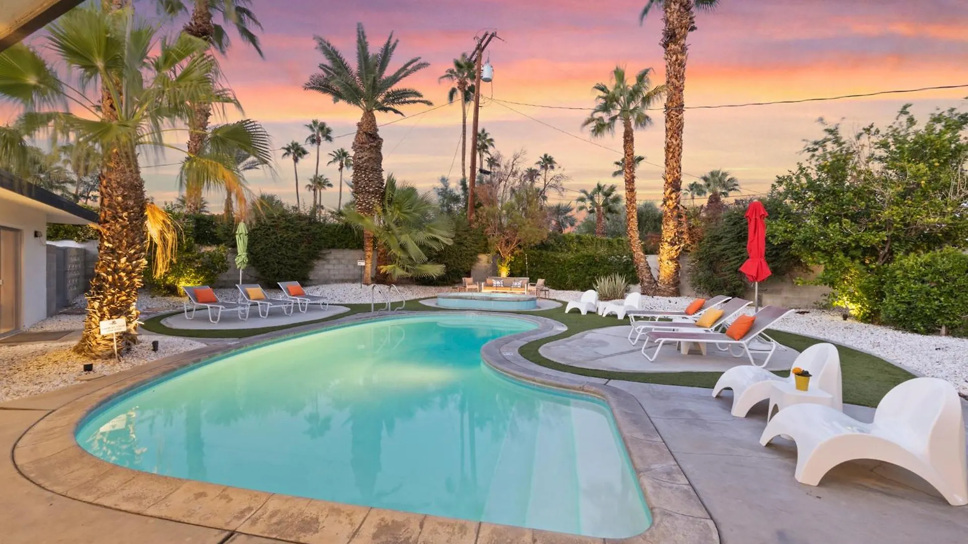 K0010 - The Retro House Villa Palm Springs Holiday home