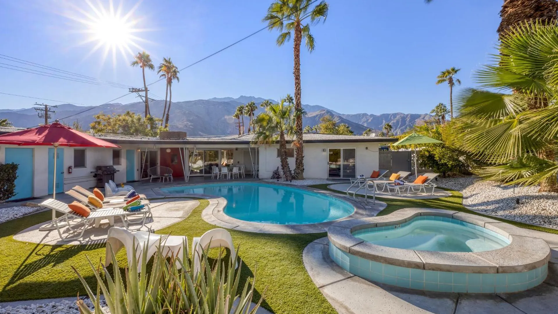K0010 - The Retro House Villa Palm Springs Holiday home